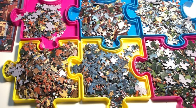 Reviewing Sort and Save – Puzzle Piece Trays