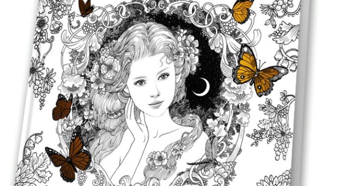 The Moonlit Vale: A Mythical Coloring & Art Book by Annie Stegg Gerard
