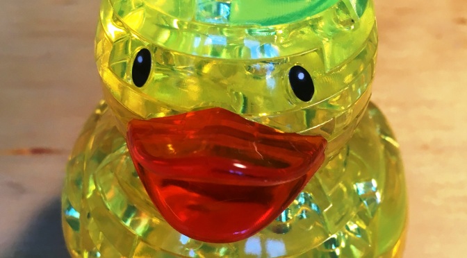 Just Ducky! Crystal Rubber Duck 3D Puzzle